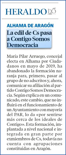 Heraldo de Aragón del 15 de Junio de 2020