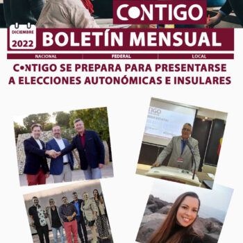 Boletín mensual Contigo Somos Democracia de Diciembre de 2022